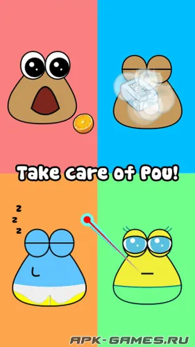 Скриншоты из Pou на Андроид 1