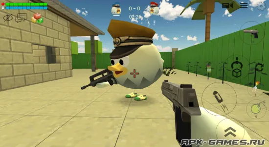 Скриншоты из Chicken Gun на Андроид 2