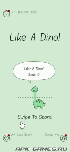 Скриншоты из Like A Dino! на Андроид 1