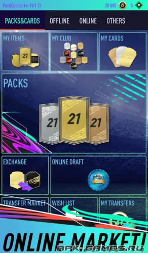 Скриншоты из Pack Opener for FUT 21 на Андроид 2