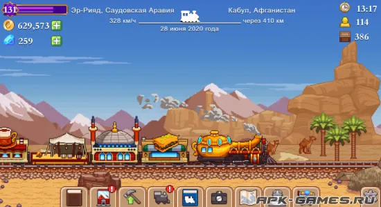 Скриншоты из Tiny Rails на Андроид 3