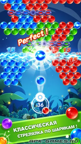 Скриншоты из Bubble Shooter на Андроид 1