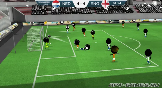 Скриншоты из Stickman Soccer 2018 на Андроид 1