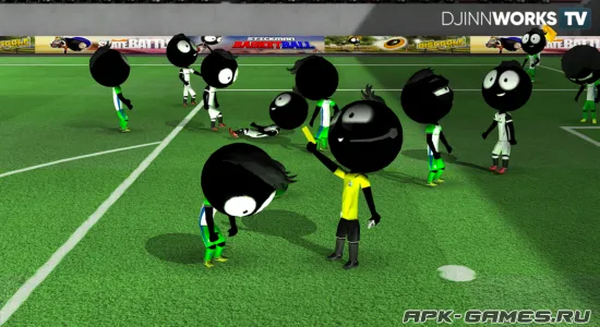 Скриншоты из Stickman Soccer 2018 на Андроид 3