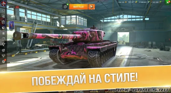 Скриншоты из World of Tanks Blitz на Андроид 1