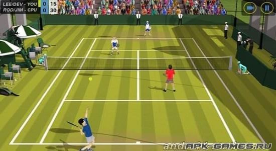 Скриншоты из Flick Tennis на Андроид 1