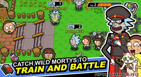 Скриншоты из Pocket Mortys на Андроид 1