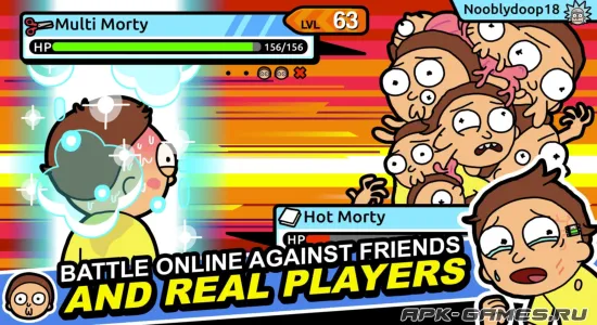 Скриншоты из Pocket Mortys на Андроид 2