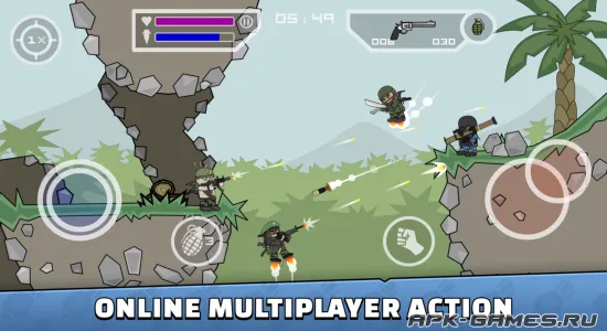 Скриншоты из Mini Militia — Doodle Army 2 на Андроид 1