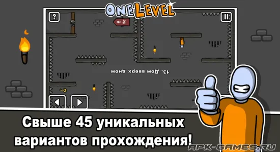 Скриншоты из One Level: Stickman Jailbreak на Андроид 2