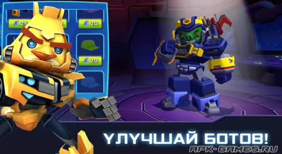 Скриншоты из Angry Birds Transformers на Андроид 2