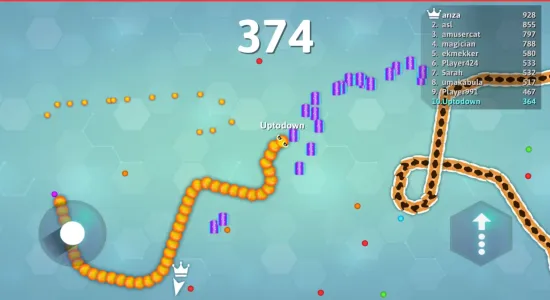 Скриншоты из Snake.io на Андроид 3