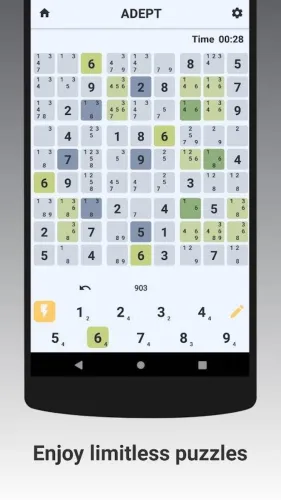 Скриншоты из Судоку Дзен на Андроид 1