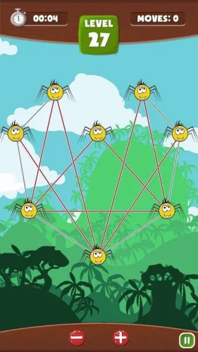 Скриншоты из Spiders: Untangle Lines на Андроид 2