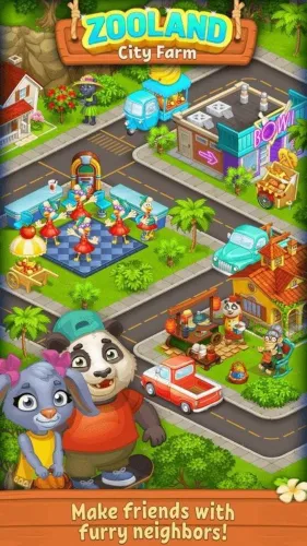 Скриншоты из Farm Zoo: Happy Day in Animal Village and Pet City на Андроид 2