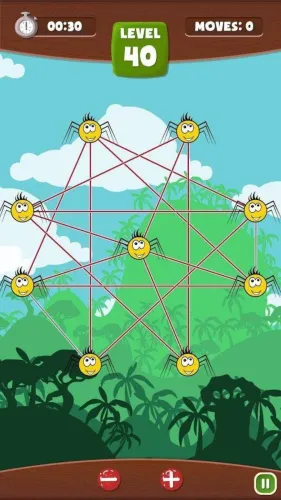 Скриншоты из Spiders: Untangle Lines на Андроид 3