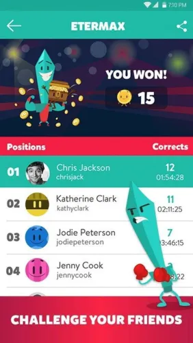 Скриншоты из Trivia Crack на Андроид 3