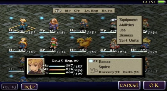 Скриншоты из FINAL FANTASY TACTICS: WotL на Андроид 3