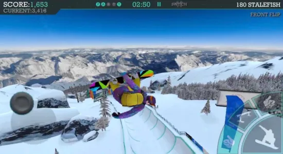 Скриншоты из Snowboard Party: Aspen на Андроид 2