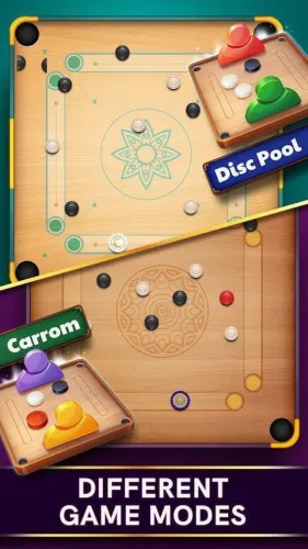 Скриншоты из Disc Pool Carrom на Андроид 2