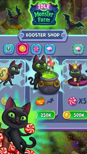 Скриншоты из Idle Monster: Happy Mansion in Click Away Village на Андроид 2