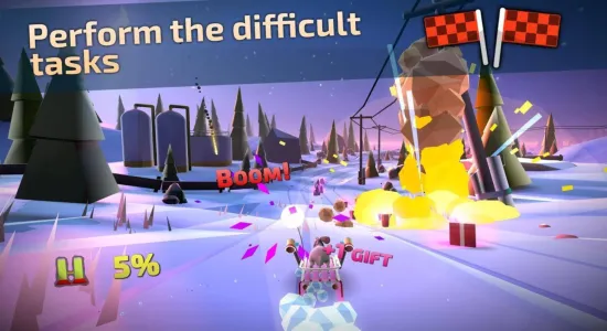 Скриншоты из Animal Adventure: Downhill Rush на Андроид 3