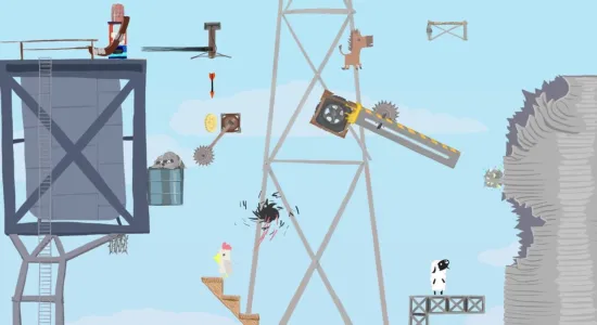 Скриншоты из Ultimate Chicken Horse на Андроид 3