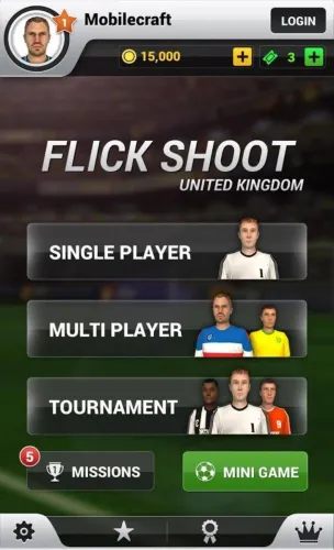 Скриншоты из Flick Shoot UK на Андроид 3