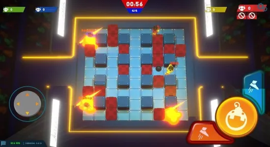 Скриншоты из Bomb Bots Arena на Андроид 2