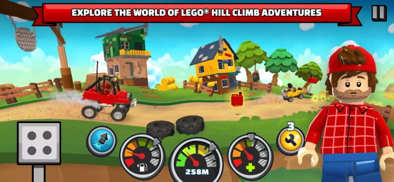 Скриншот №1 Новые гонки LEGO Hill Climb Adventures