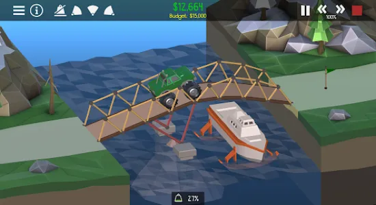 Скриншоты из Poly Bridge 2 на Андроид 2