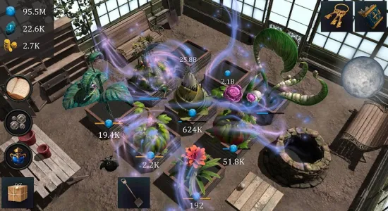 Скриншоты из Wizards Greenhouse Idle на Андроид 2