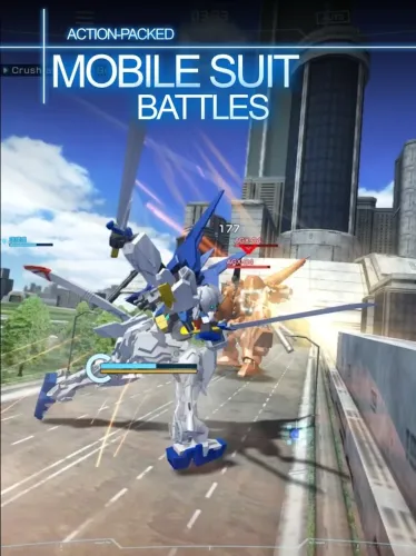 Скриншоты из GUNDAM BREAKER MOBILE на Андроид 2