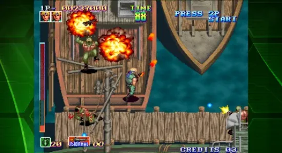 Скриншоты из SHOCK TROOPERS ACA NEOGEO на Андроид 3