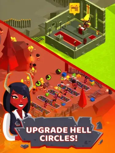 Скриншоты из Hell: Idle Evil Tycoon (мод) на Андроид 1