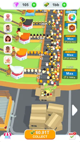 Idle Egg Factory (мод) на android 2 Скриншоты из Idle Egg Factory (мод) на Андроид 2