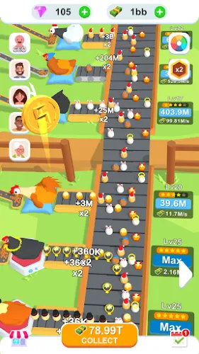 Idle Egg Factory (мод) на android 1 Скриншоты из Idle Egg Factory (мод) на Андроид 1
