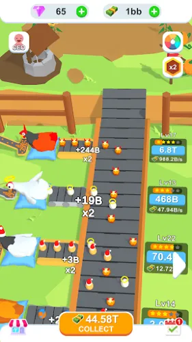 Idle Egg Factory (мод) на android 3 Скриншоты из Idle Egg Factory (мод) на Андроид 3