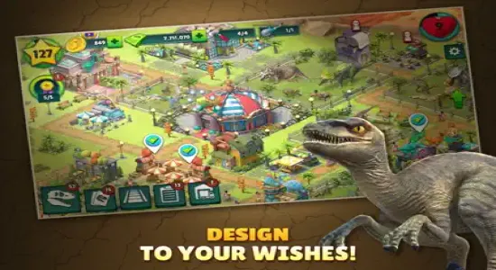 Скриншоты из Jurassic Dinosaur: Park Game (мод) на Андроид 3