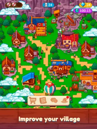 Скриншоты из Idle Town Master (мод) на Андроид 1