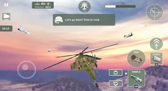 Скриншоты из Helicopter Simulator: Warfare на Андроид 1