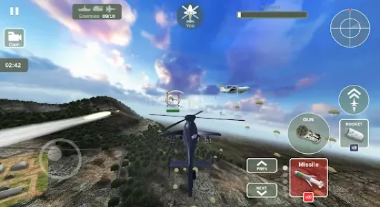 Скриншоты из Helicopter Simulator: Warfare на Андроид 2