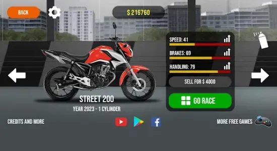 Скриншоты из Traffic Motos 3 (мод) на Андроид 1