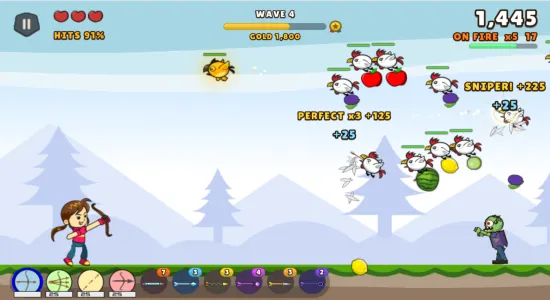 Скриншоты из Fruit Shooter: Archery Games на Андроид 1