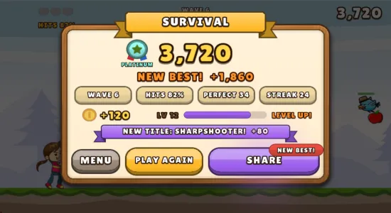 Скриншоты из Fruit Shooter: Archery Games на Андроид 2