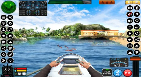 Скриншоты из Fishing Boat Simulator на Андроид 1